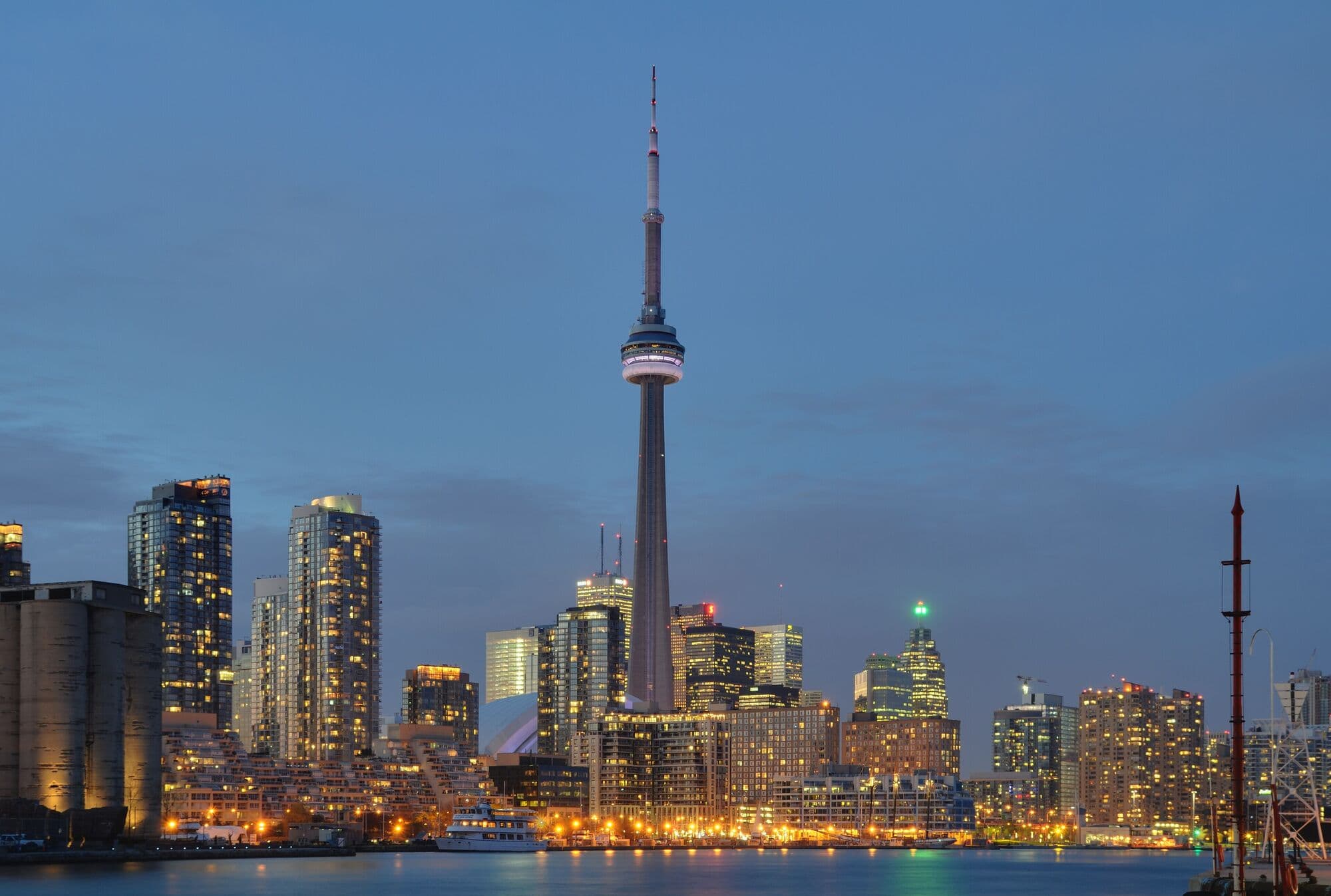 The downtown Toronto skyline